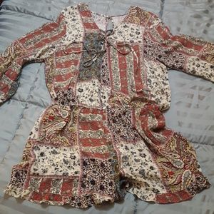 American Eagle Long Sleeve Romper